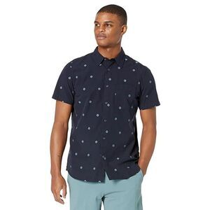 The North Face Baytrail Jacquard Short-Sleeve Shirt for Men - Aviator Navy Flora